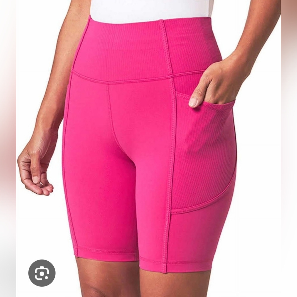 Mondetta Ladies Active Ribbed  Bike Shorts